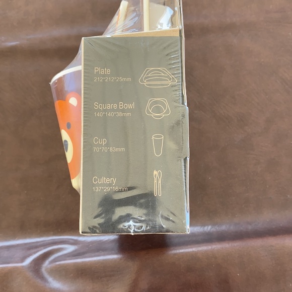 BambooWare Kids Set - Bear Dinner Set - Picture 4 of 10